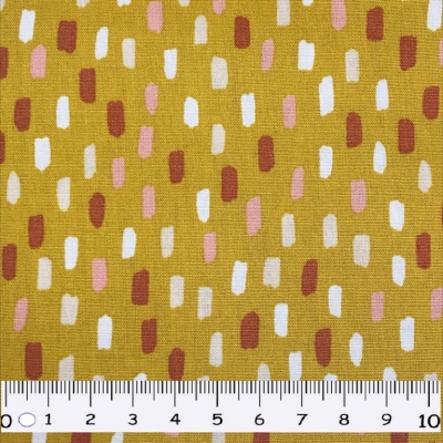 Baumwolle | RAIN bunt | senf